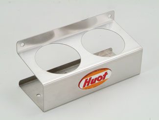 Stainless Steel Spray Bottle Holder - 2 Holes - Huot Manufacturing