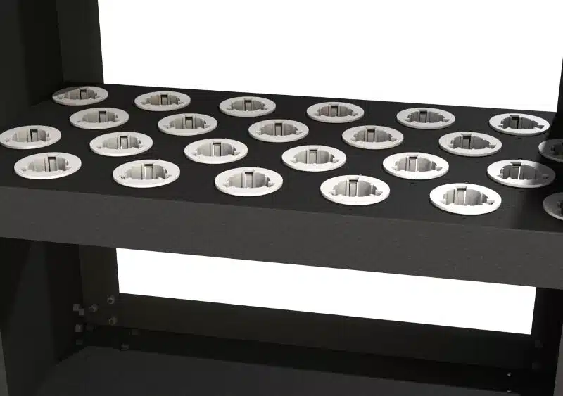 SpeedyScoot CNC Tool Cart 2nd shelf tooling storage for Capto C6 style