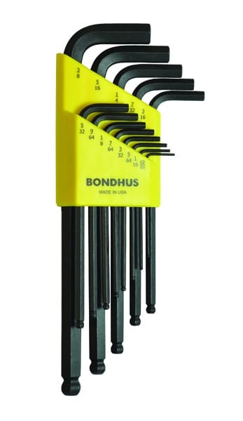 Bondhus 13 Pc Inch Set - Ball End L-Wrenches